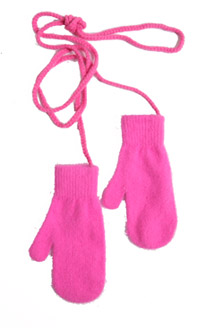 pink mittens