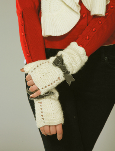 crochet fingerless gloves