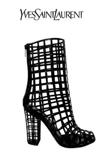 Ysl cage hotsell shoes