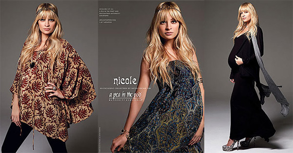 nicole richie maternity clothes