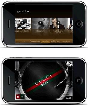 Gucci app for iPhone