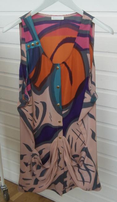 Abstract print dress