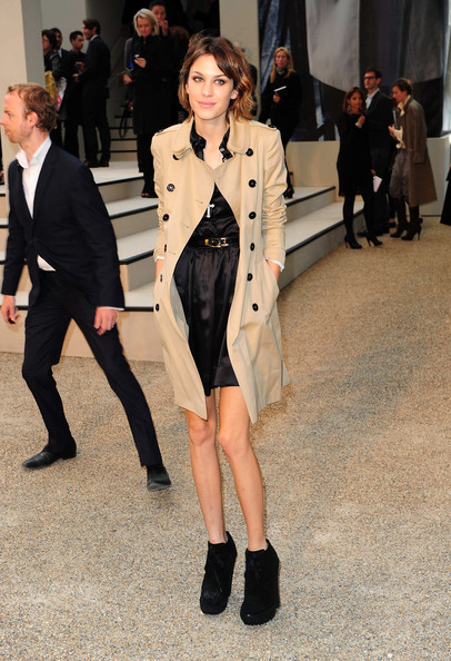 Alexa Chung in Burberry