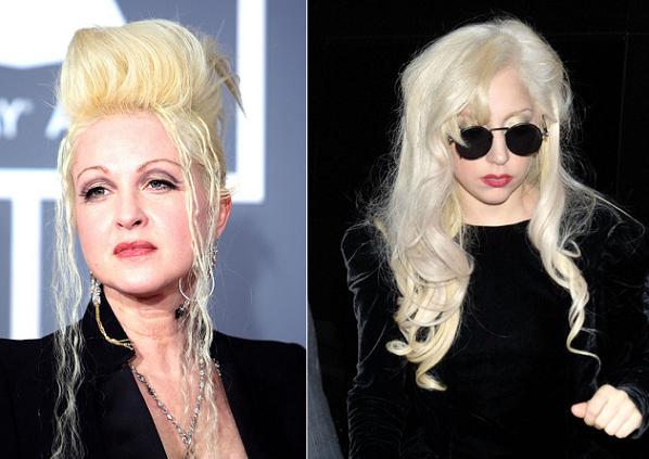 Cyndi Lauper and Lady Gaga