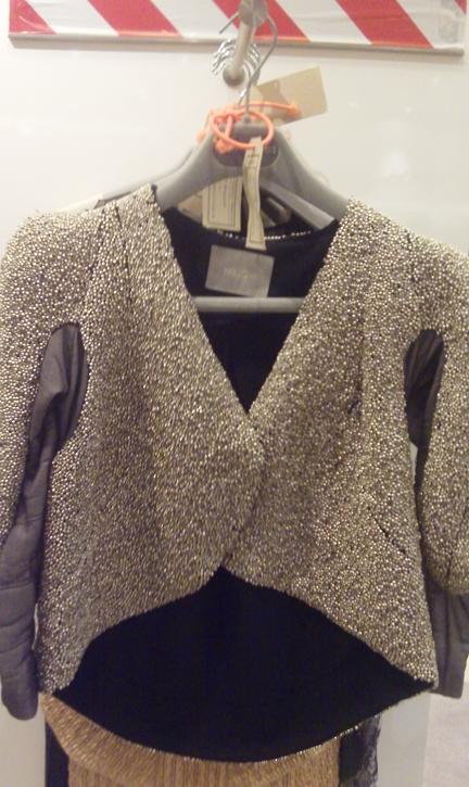 Metal beaded jacket by Willow