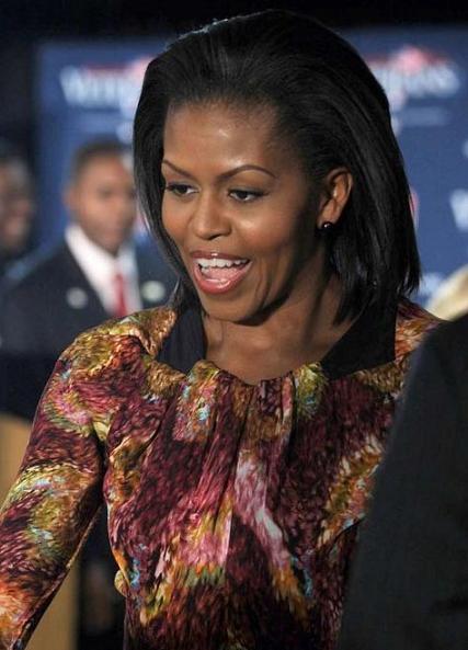 Michelle Obama in Peter Pilotto