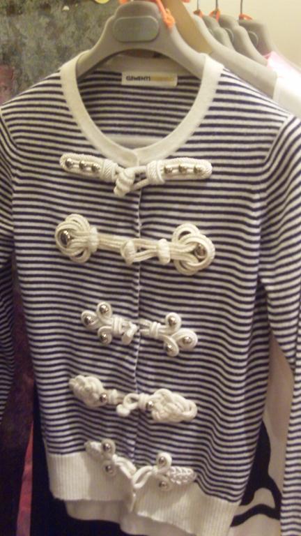 Nautical cardigan by Clements Ribeiro