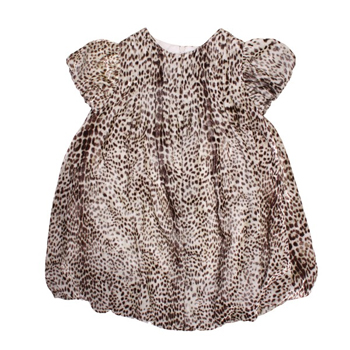 Cavalli Leopard print velour special occasion dress