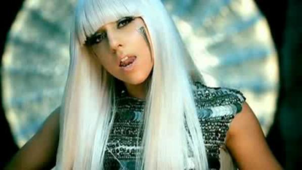 Lady Gaga wearing Berardi in Pokerface