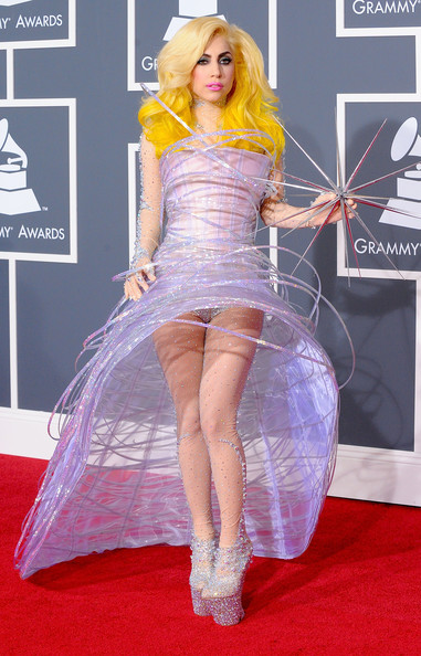 Lady Gaga in bespoke Armani Prive