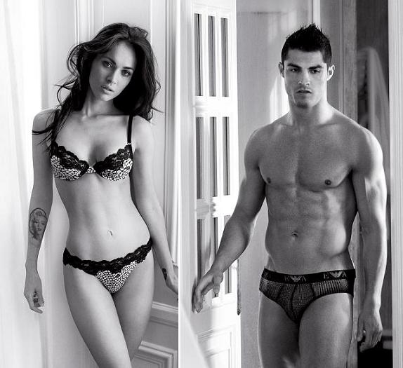 megan fox cristiano ronaldo armani