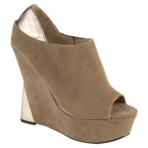 Faith Chika peep toe wedges 