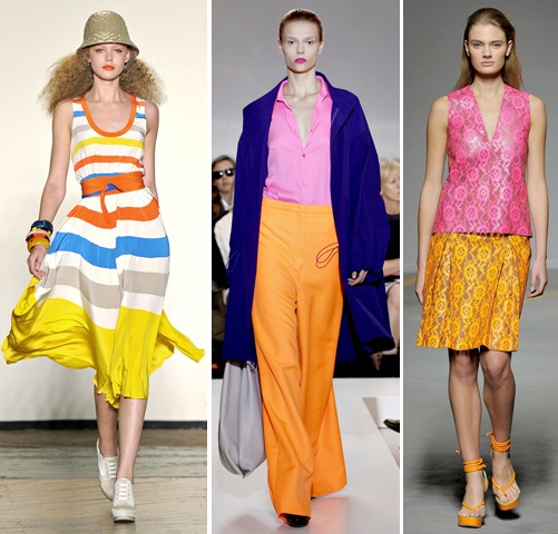 Jil Sander Ss11 Campaign. Rainbow Brights SS11 trend