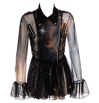 Love or Hate: Christopher Kane galaxy print silk biker jacket