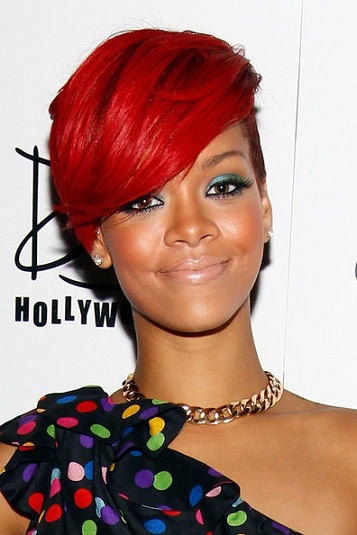 beyonce red hair rihanna. Rihanna is certainly never one