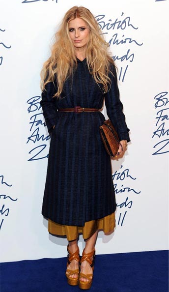 laura bailey british fashion awards 2011