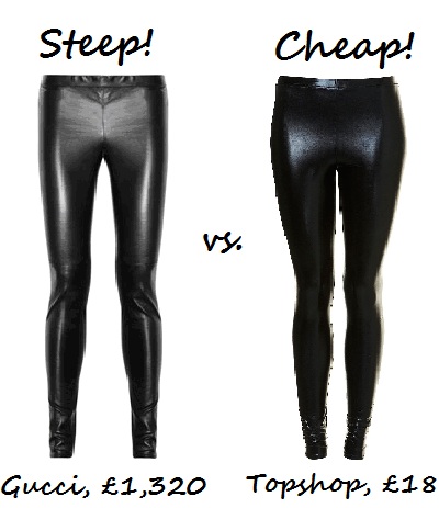 Steep vs cheap wet look leggings image