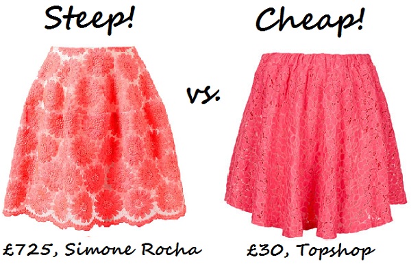 steep v cheap bright skirt