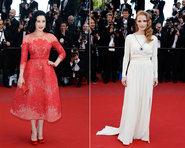 cannes-cleopatra-jessica-chastain-dita