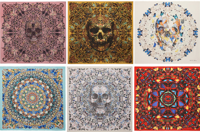 ALEXANDER MCQUEEN & DAMIEN HIRST COLLABORATION / TO CELEBRATE 10TH