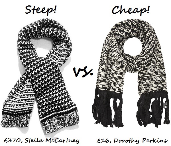 steep v cheap chunky scarf