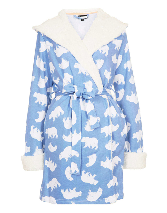 Gift of the Day: Topshop light blue polar bear fleece robe | my fashion