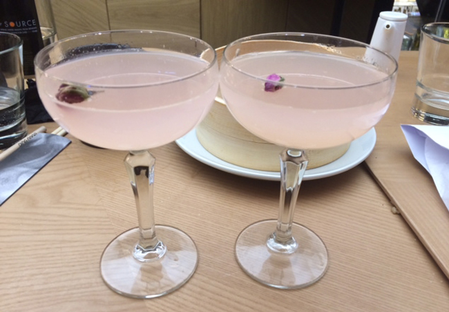 Ping Pong's signature lychee and roses cocktail (x2)