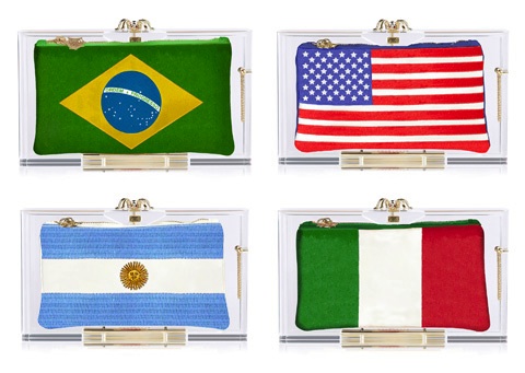 charlotte olympia world cup clutch bags