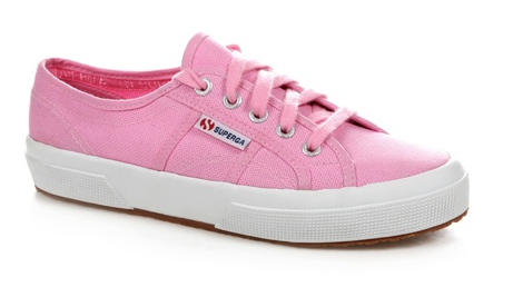 superga pink trainers