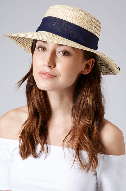 topshop boater hat