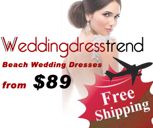 Buy beach wedding dresses free shipping from weddingdresstrend.com