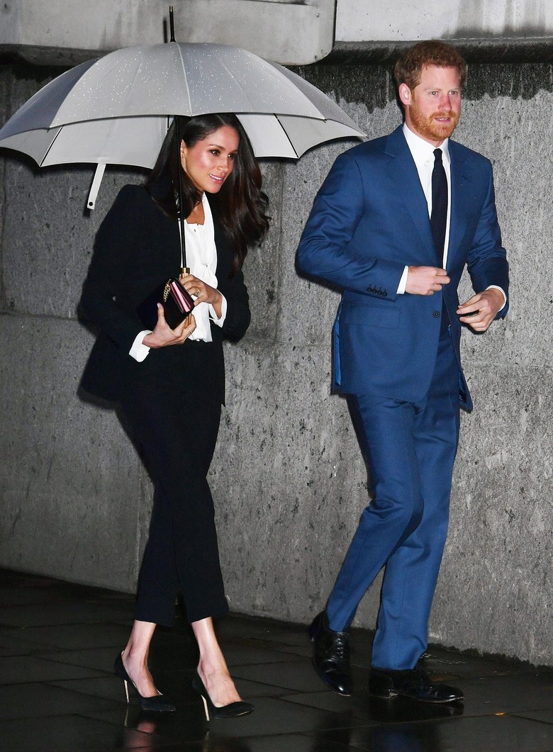 Meghan Markle Opts For Alexander McQueen At The Endeavour Fund Awards Ceremony