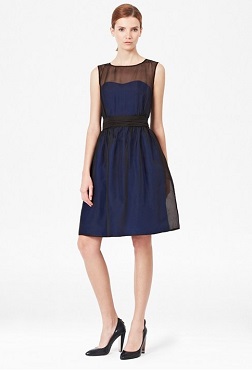 French Connection Silhouette Organza Dress