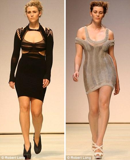 Mark Fast's plus-size models for SS10 collection