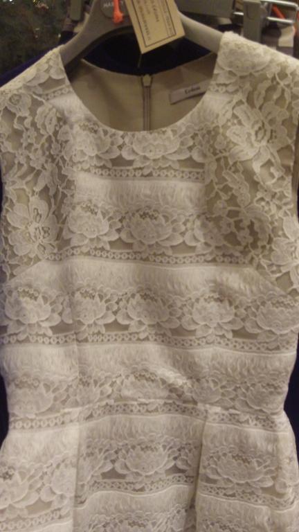 Cream lace dress by Erdem