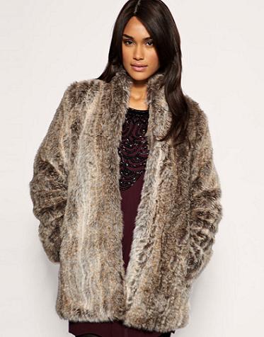 Lunchtime buy: French Connection long line faux fur coat - my fashion life