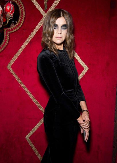 Carine Roitfeld vampire Givenchy Irreverent Dinner Paris 2011