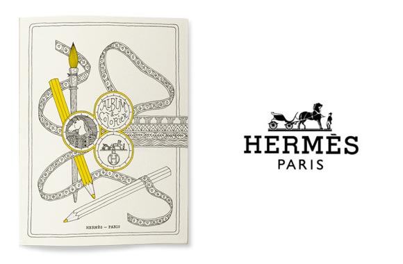 hermes colouring book