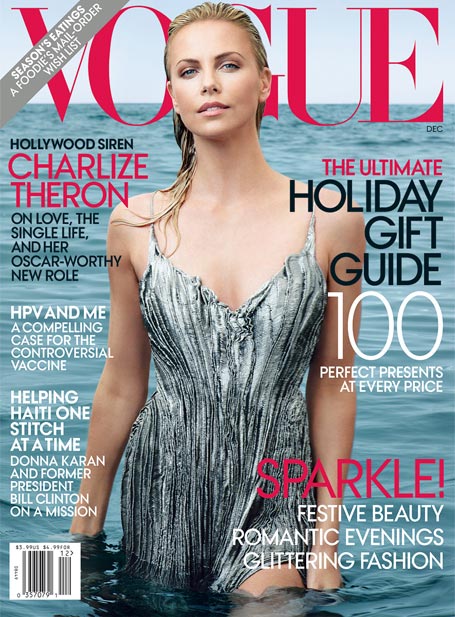 charlize theron vogue december 2011