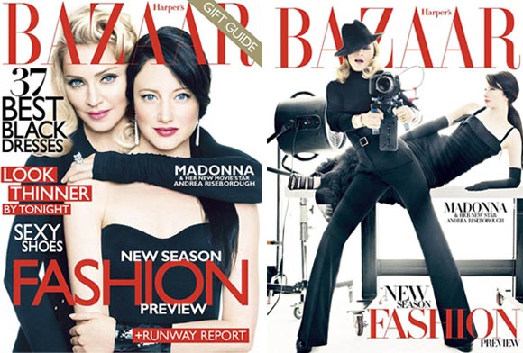 madonna december harper's bazaar cover 2011