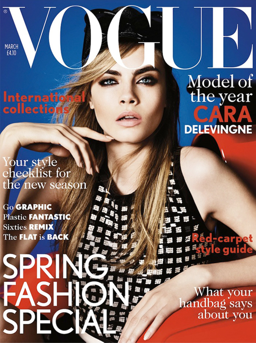 Cara Delevingne fronts British Vogue’s all-important March issue - my ...