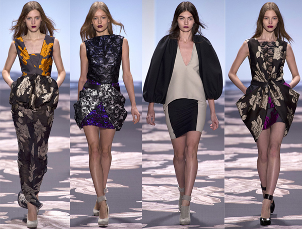 New York Fashion Week AW13 highlights from Jenny Packham, Oscar de la ...