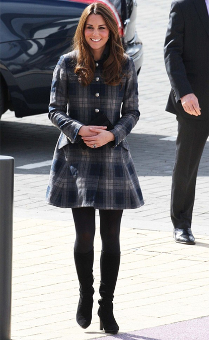 Kate Middleton wears tartan Moloh in Glasgow - my fashion life