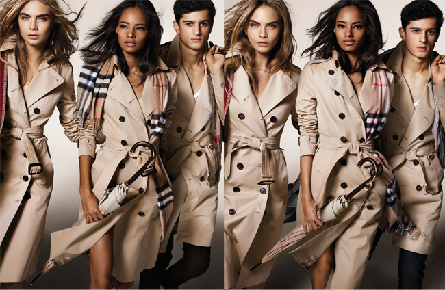 Cara Delevingne, Suki Waterhouse and more Brits for Burberry’s autumn ...