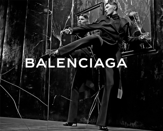 Gisele rocks a buzz cut for Balenciaga autumn/winter 2014 ads - my ...