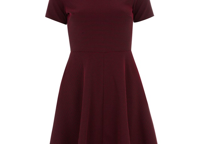 dorothy perkins burgundy dress