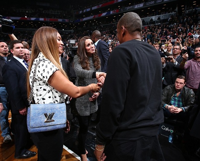 Prince William and Kate Middleton meet Jay Z and Beyonce