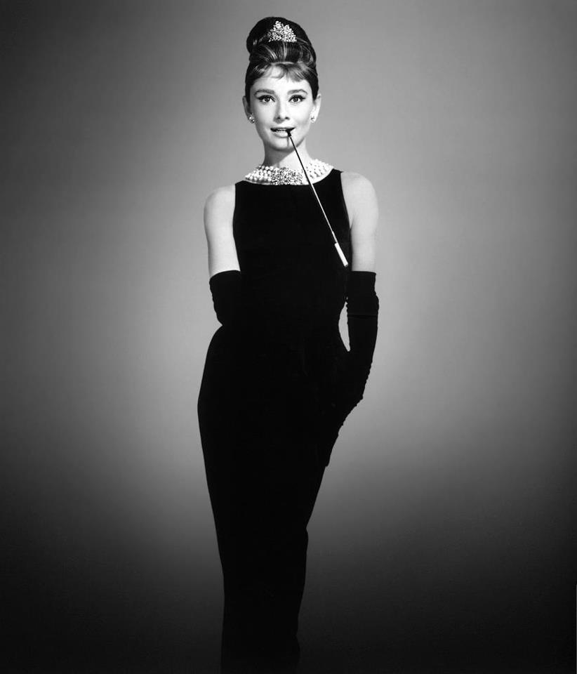The luxurious connotations of the “Audrey Hepburn” dress