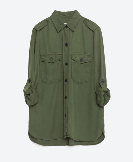 zaramilitaryshirt